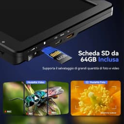 TOMLOV Digital Microscope Soldering 1500X DM9 Max 10.1" HD IPS 20MP Coin Microscope for Error Coins LCD Magnifier for Adult Phone Repair PC View
