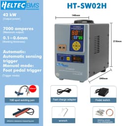 42KW high power Industrial Capacitor Energy Storage Spot Welder 10.6KW Pulse Welding Machine 14.5KW AT/MT Dual Mode Welder machine 21KW 36KW Low Noise Aluminum to Nickel Copper Welding Tool for 18650 Lithium Battery Nickel Strip Copper Aluminum Welding