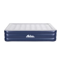 Queen Inflatable Air Mattress 46cm Thick Cube Air Bed Portable Comfortable Sleeping Bed for Home Travel Camping