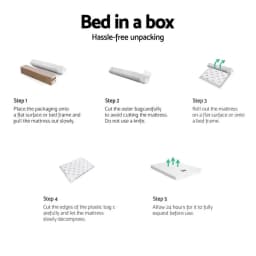 13cm Tight Top Mattress King Single Size Medium Firm Support Breathable Comfortable Sleeping Bed Mattress for Home Bedroom Guest Room