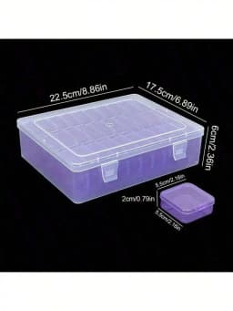 1/10/15/21/31pcs Multi-Purpose Transparent Plastic Storage Boxes, Mini Clear Bead Storage Boxes With Hinged Lids, Rectangular