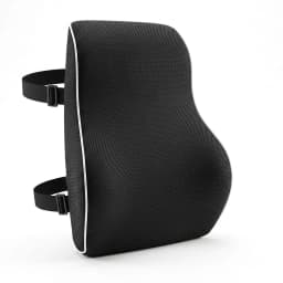 Ergonomic Memory Foam Lumbar Support Cushion for office Chair Car and Home Breathable for back Pillow with Adjustable Straps