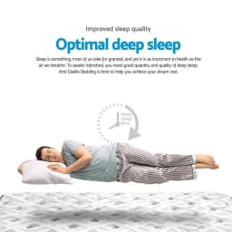 24cm Super Firm Queen Size Mattress Orthopedic Support Breathable Durable High Density Foam Sleep Bed for Home Use