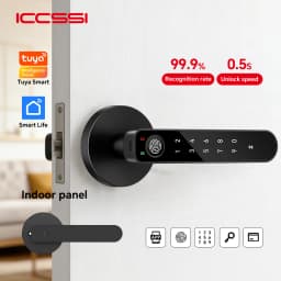 ICCSSI Smart Door Lock Fingerprint Lock Fingerprint/Tuya APP/Password/IC Card/key Unlock Shipping from Australia B208APRO