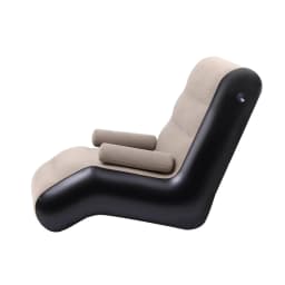 Inflatable Folding Air Lounge Chair with Pump for camping and Outdoor Relaxation