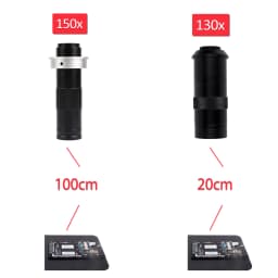 Electronic Welding Microscope Digital Microscope For Soldering HDMI VGA Dual Output 60FPS 1080P 130/150x Suit With RemoteControl