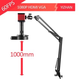 Electronic Welding Microscope Digital Microscope For Soldering HDMI VGA Dual Output 60FPS 1080P 130/150x Suit With RemoteControl