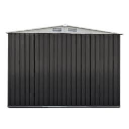 Outdoor Garden Storage Shed 2.58x2.07M Metal Base Double Door Tool House for Patio Backyard