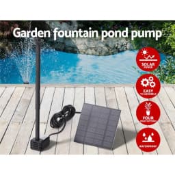 Solar Powered Submersible Water Fountain Pump Kit 2 6FT Outdoor Garden Birdbath Pond Fountain Pump Set