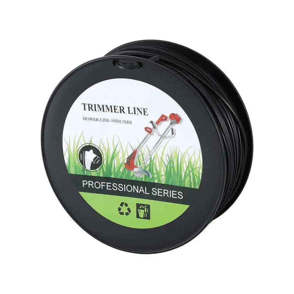 100M Black Star Nylon Trimmer Line 3.0mm Heavy Duty Weed Eater Cord