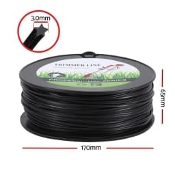 100M Black Star Nylon Trimmer Line 3.0mm Heavy Duty Weed Eater Cord