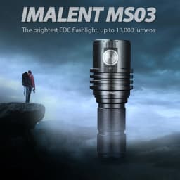IMALENT MS03 Pocket Tactical Flashlight Long Range High Lumen LED Rechargeable Battery Waterproof Outdoor Survival Daily Carry