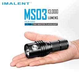 IMALENT MS03 Pocket Tactical Flashlight Long Range High Lumen LED Rechargeable Battery Waterproof Outdoor Survival Daily Carry