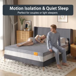 Gel Memory Foam Mattress Pad 5cm Thick Double Mattress Topper Mat for Extra Comfort