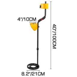 VEVOR Metal Detector Waterproof Disc Underwater Underground High Accuracy Sensitive LCD Display Humanity for Adults Children