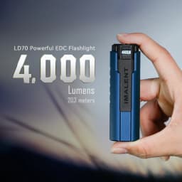 IMALENT LD70 Mini Tactical Powerful Flashlight 4000LM High‑Power Rechargeable LED Torch Long‑Range Hand Lamp For Hunting Self‑Defense Outdoor Camping