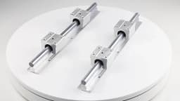 2Pcs SBR16 Linear Rail Guide 300 400 500 600 1000 1200 1500mm + 4pcs SBR16UU Linear Bearing Block Linear Rail Set