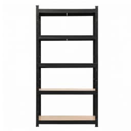 Garage Shelving 1.6X0.8m Warehouse Storage Rack Heavy Duty Black Pallet Racking Shelf Organizer