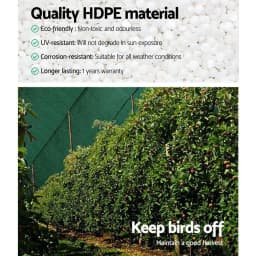 90 Percent Shade Cloth 3.66x20m Heavy Duty Green Shade Sail Outdoor Sun Protection Mesh Fabric