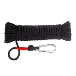 8mm Emergency Escape Rope Climbing Buckle Magnet Fishing Rope Nylon Rescue Safety Rope 20m Length For Outdoor Sports Camping
