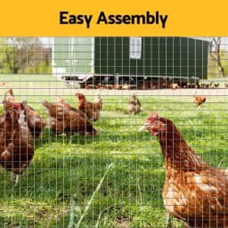 Chicken Wire Mesh Fence Roll for Poultry Duck Goose Coop 15m x 120cm Pet Netting