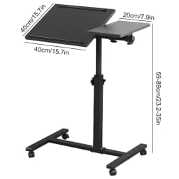 Black/White Adjustable Folding Laptop Lazy Table Stand Lap Room Sofa Bed PC Notebook Desk