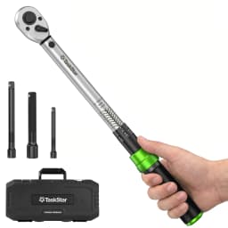 1/4'' Drive 2-25N.m Bicycle Torque Wrench Set 8pcs Preset Torque Wrench for Bike 3% Accuracy Double Scale 72 Teeth Ratchet Head Adjustable Repair Tool Box Kit