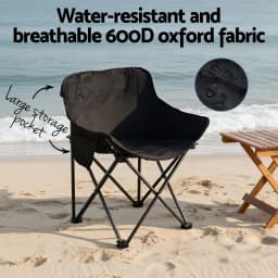 3 Piece Camping Table and Chair Set Outdoor Folding Aluminum Portable Picnic Furniture