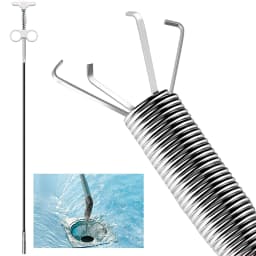 Spring Pipe Sink Cleaning Hook Home Kitchen Bathroom Sewer Dredging Tool