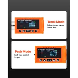 SucceBuy Digital Torque Wrench Set High Accuracy Electronic Torque with Preset Value Buzzer and LED Notification for Automotive
