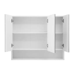 Bathroom Mirror Cabinet Wall Mounted Medicine Storage Cabinet Adjustable Shelves White 900x750mm