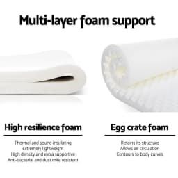 30cm King Mattress Medium Firm Support Breathable Pressure Relief Comfort Foam Hybrid Sleep Bed Mattress