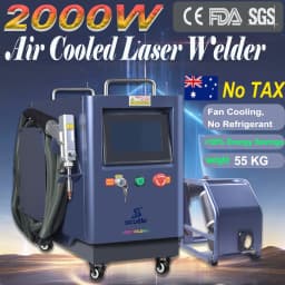 Air Cooling 4 in1 Laser Welder Welding Cleaning Cutting Machine 2000W SUP28F for Carbon Steel Alloy Laser Welding Machine