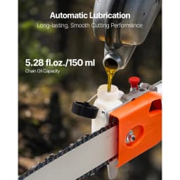 SucceBuy Gas Pole Saw 2Stroke Gas Powered Pole Saws w/Cutting Bar Cordless w/Rotatable Head Extendable for Tree Trimming Pruning