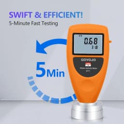 GOYOJO GY1 Water Activity Meter Smart Food Water Activity Tester for Jerky Dried Fruit Grain Vegetable 0-1.0AW ±0.02AW