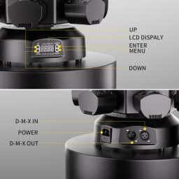 DayFlicker 180W Six-armed Stage light with RGBW 4-IN-1 Lighting Effect and Starry Effect Controlled DMX512 For DJ Party Concert