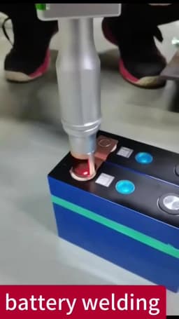 2000W Laser Welder Double Pendulum 6-in-1 Fiber Laser Battery Welding Cleaning Cutting Welding Machine Handheld for All Metal
