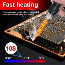 Soldering Iron Station For M18 18V Battery Cordless Soldering Iron With Digital LCD Display,USB&Type-C Port