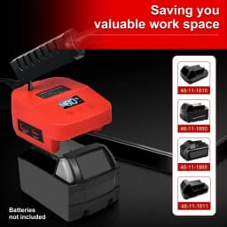 Soldering Iron Station For M18 18V Battery Cordless Soldering Iron With Digital LCD Display,USB&Type-C Port