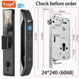 3D Face Smart Door Lock Tuya Active real-time Video intercom Fingerprint Password Biometric Electronic Key Unlock