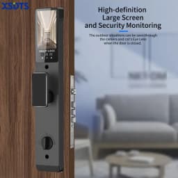 3D Face Smart Door Lock Tuya Active real-time Video intercom Fingerprint Password Biometric Electronic Key Unlock