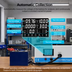 9-99V 20A 40A Single Channel VRLA/Lithium Battery Capacity Tester Charge Cycle Integrated Machine