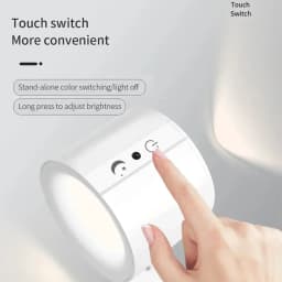 Modern LED Wall Lamp Rechargeable 360° Rotating Dimmable Magnetic Sconces Light