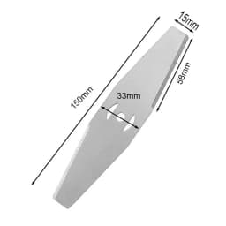 Replace Trimmer Blades, 16 Pcs, Suitable Cordless Grass Trimmer for Lawn Yard Bush Trimming & Pruning