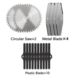Replace Trimmer Blades, 16 Pcs, Suitable Cordless Grass Trimmer for Lawn Yard Bush Trimming & Pruning