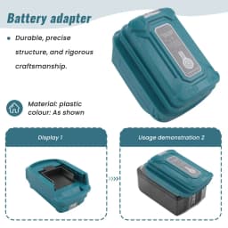 For Makita18v With USB Battery Adapter Fast Charging For 18V Battery Adapter