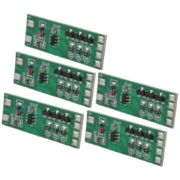 5Pcs 3-12V Flashing LED Light Module Red Blue Pair Flashing Suitable For Car Model Bicycle Electric Vehicle Safety Light Durable