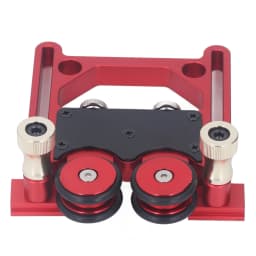 Woodworking Presser Roller Rubber Wheel Aluminum Alloy Table Saw Stock Roller Easy Installation High Accuracy for Workpiece
