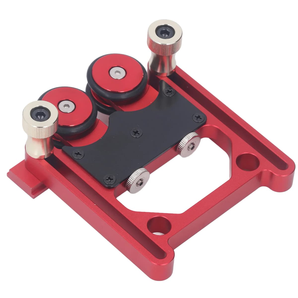 Woodworking Presser Roller Rubber Wheel Aluminum Alloy Table Saw Stock Roller Easy Installation High Accuracy for Workpiece