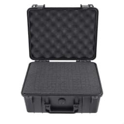 Waterproof Hard Carry Case Tool Storage Box Portable Plastic Organizer With Foam